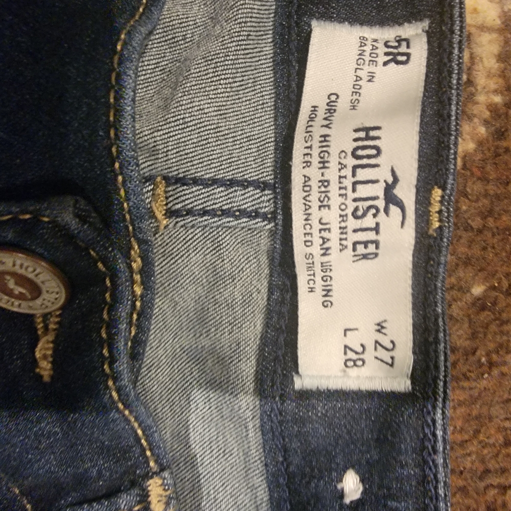 Hollister Men's Dark Indigo Skinny Jeans